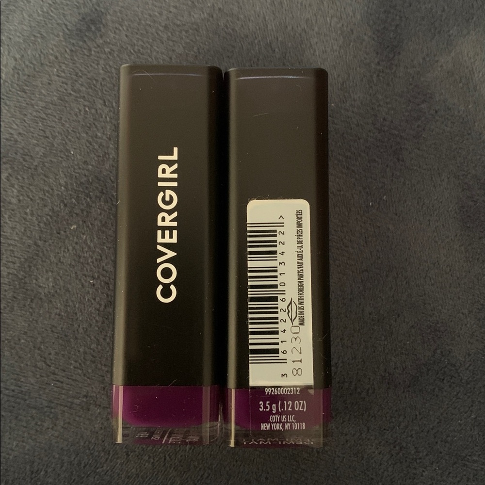 (2) COVERGIRL Lipstick Duo in Bold Purple
